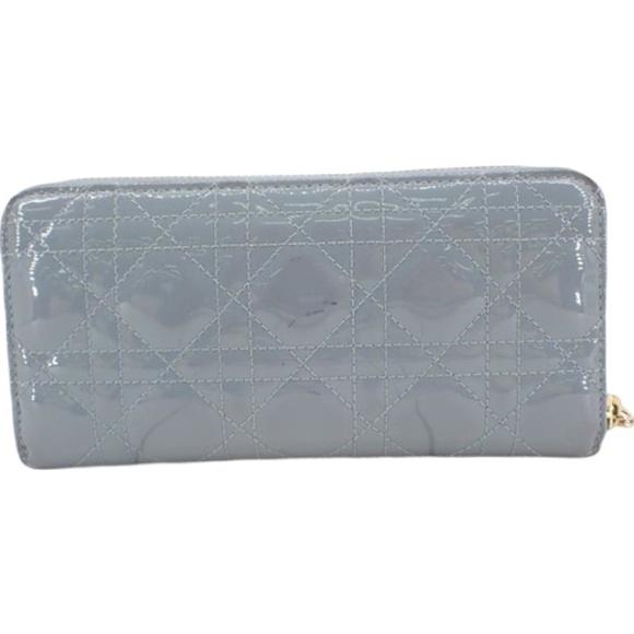 Lady Dior Cannage continental Wallet in Patent - Picture 6 of 10
